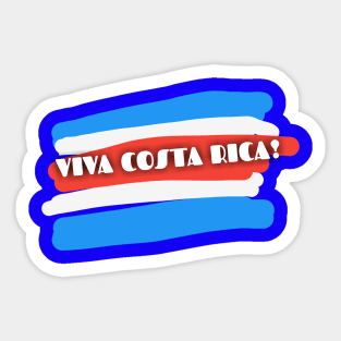 Costa Rica Pura vida t-shirt Sticker